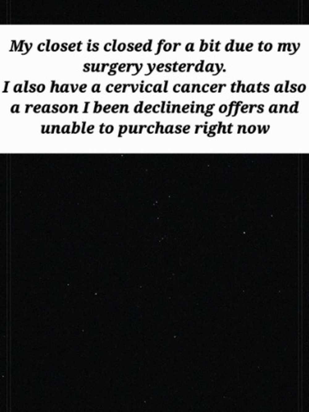 Sorry...